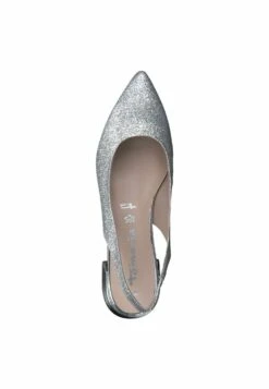 Tamaris Slingback Ballerina´S - Silver -Tamaris Winkel 0dd914982c3843558f42ffc7b7ee939d