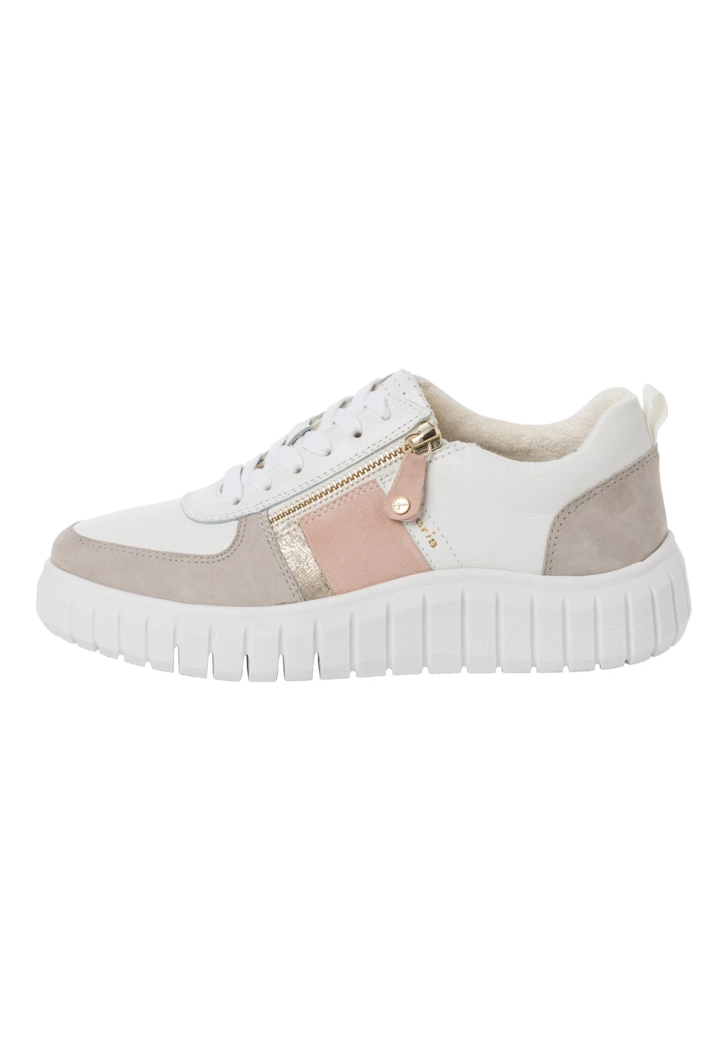 Tamaris Comfort- Sneakers Laag - White Rose 1 Tamaris Comfort- Sneakers Laag - White Rose
