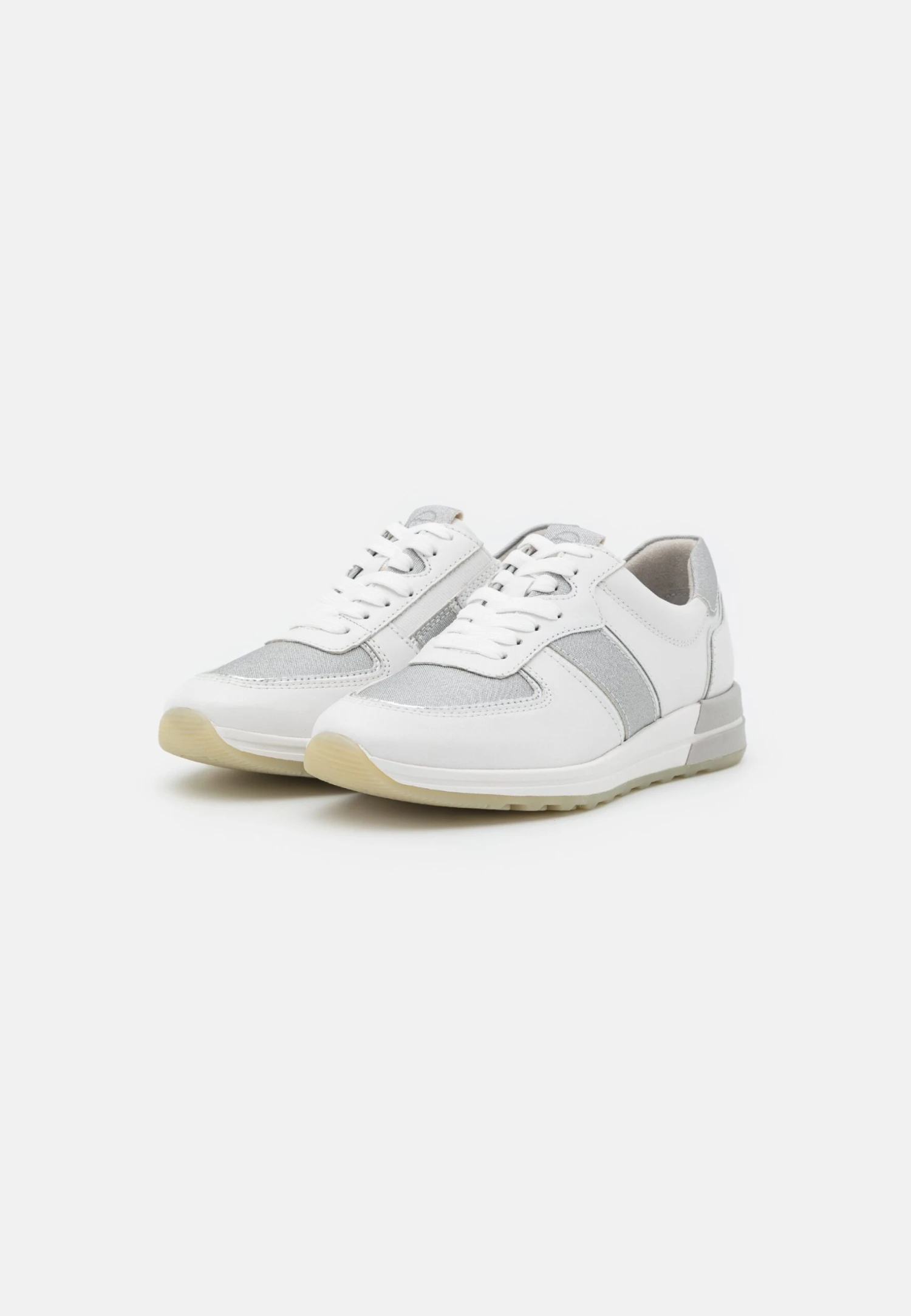 Tamaris Sneakers Laag - White/Silver 3 Tamaris Sneakers Laag - White/Silver - Afbeelding 3