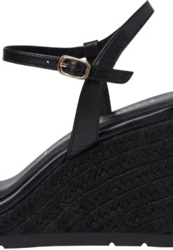 Tamaris Sandalen Met Sleehak - Black Uni -Tamaris Winkel 168fa4997c9c441ca5dba2f0f2c84fe8