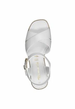 Tamaris Sandalen Met Hoge Hak - White Matt -Tamaris Winkel 18ab223495bb429dbb50d0120d712fe6