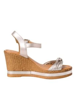 Tamaris Sandalen Met Hoge Hak - Champagne Met -Tamaris Winkel 1a284c07ed0148debbc6d6eb59d501b4