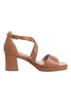 Tamaris Comfort- Sandalen Met Hoge Hak - Cognac -Tamaris Winkel 1c224070dc14488eadf0f30c9707663a