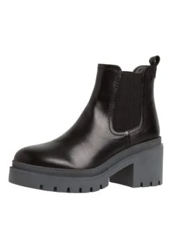 Tamaris Enkellaarsjes Met Plateauzool - Black Grey -Tamaris Winkel 1fa4f96bf3fc41d3a262bbc64a87046a