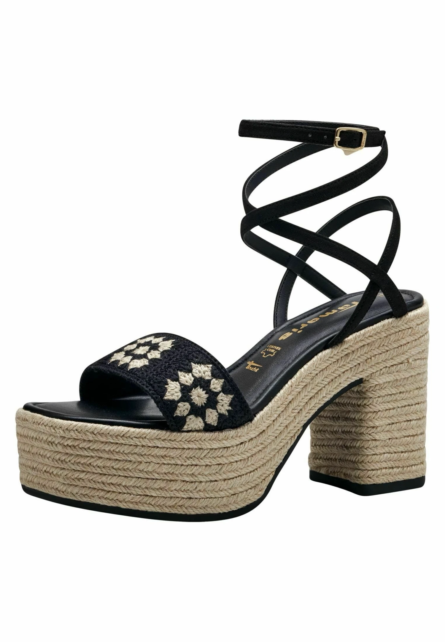 Tamaris Sandalen Met Plateauzool - Black Comb 2 Tamaris Sandalen Met Plateauzool - Black Comb - Afbeelding 2