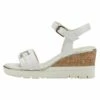 Tamaris Sandalen Met Plateauzool - White
