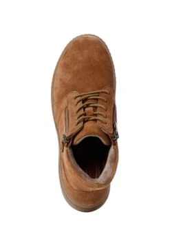 Tamaris Comfort- Enkellaarsjes Met Plateauzool - Cognac -Tamaris Winkel 2a5ed7d5cb8a429a902e66864671ddb8