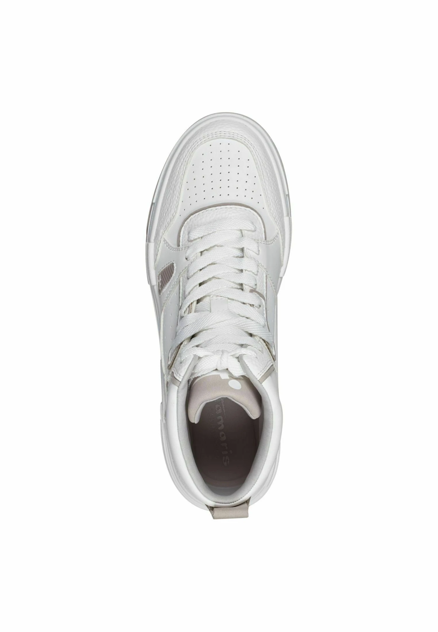 Tamaris Fashletics- Sneakers Hoog - White Lt Grey 4 Tamaris Fashletics- Sneakers Hoog - White Lt Grey - Afbeelding 4