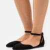 Tamaris Ballerina'S Met Enkelbandjes - Black