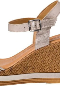 Tamaris Sandalen Met Hoge Hak - Champagne Met -Tamaris Winkel 339280c999bd47239269250e18c51ef2