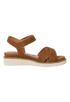 Tamaris Sandalen Met Sleehak - Cognac -Tamaris Winkel 345071659c2a4e038ef33f7dbe15cc4f