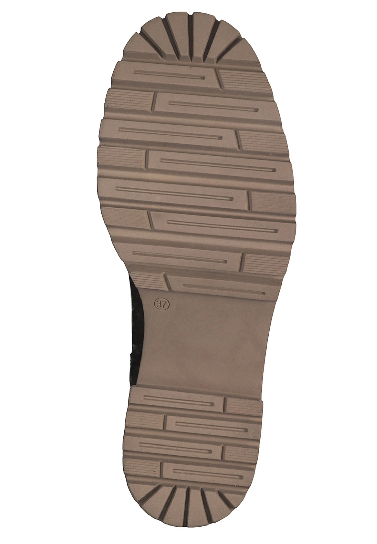 Tamaris Enkellaarsjes Met Plateauzool - Black Beige 4 Tamaris Enkellaarsjes Met Plateauzool - Black Beige - Afbeelding 4