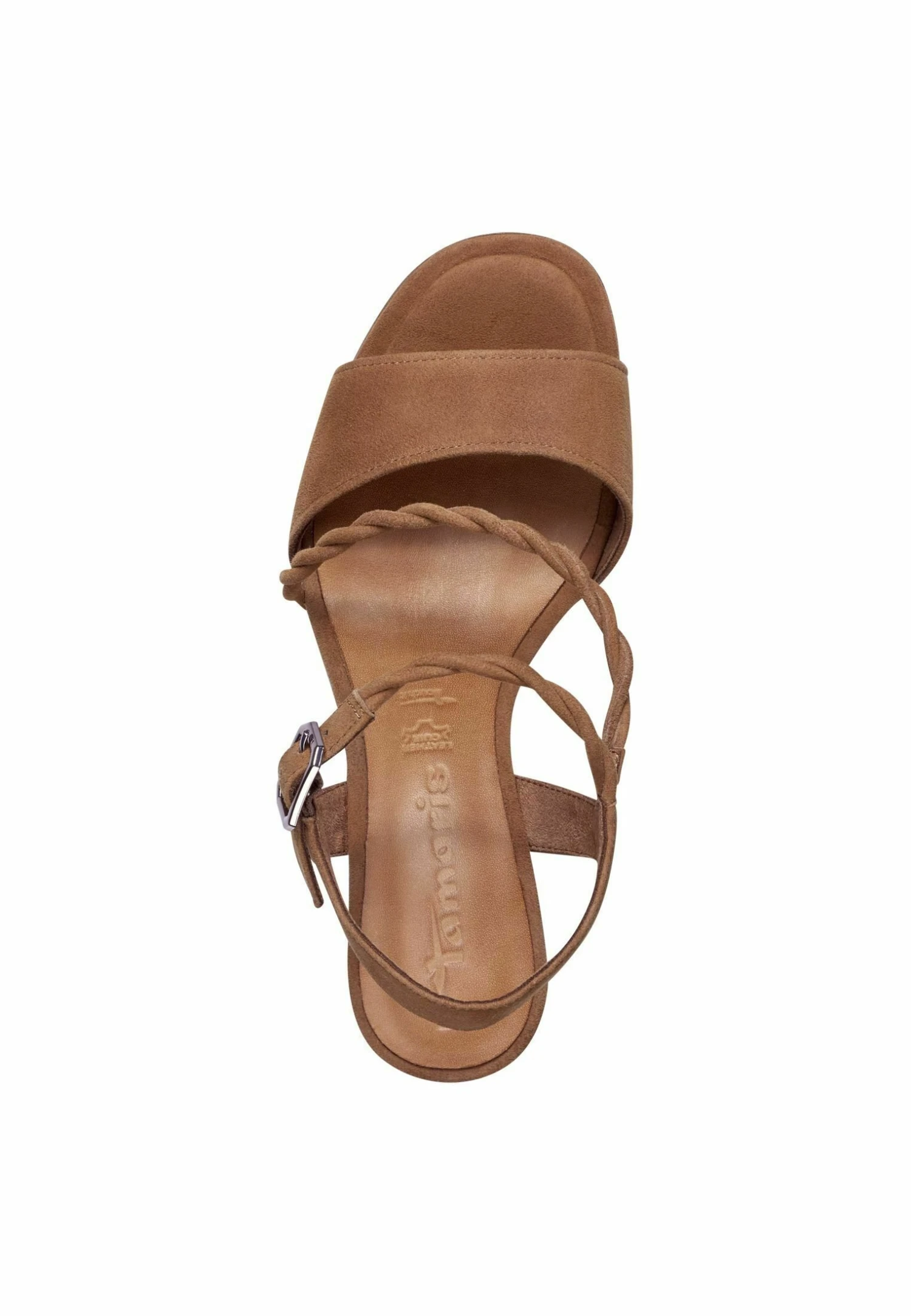 Tamaris Sandalen Met Hoge Hak - Camel 4 Tamaris Sandalen Met Hoge Hak - Camel - Afbeelding 4