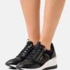 Tamaris Sneakers Laag - Black/Copper