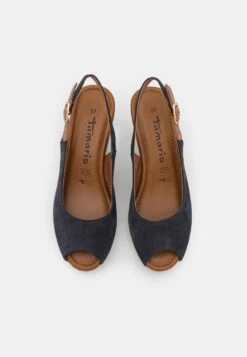 Tamaris Sleehakken - Navy/Cuoio -Tamaris Winkel 42b504855d794a5bb10f037891d4713a