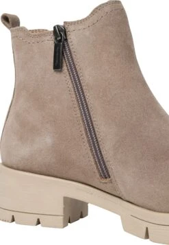 Tamaris Comfort - Enkellaarsjes Met Plateauzool - Taupe Suede -Tamaris Winkel 477e7920ca074bd09cf74139f76d1c60