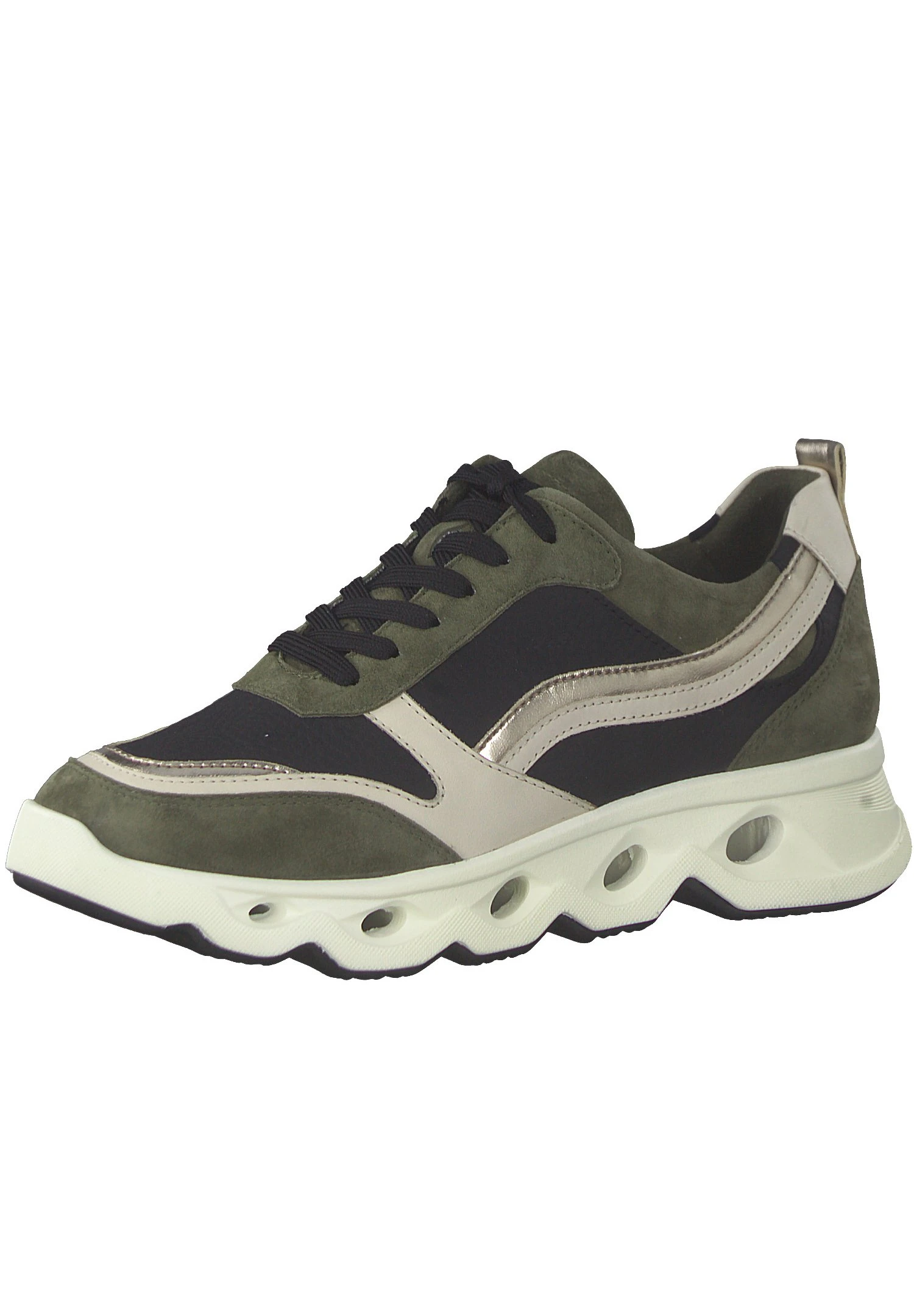 Tamaris Sneakers Laag - Black Olive Comb 2 Tamaris Sneakers Laag - Black Olive Comb - Afbeelding 2