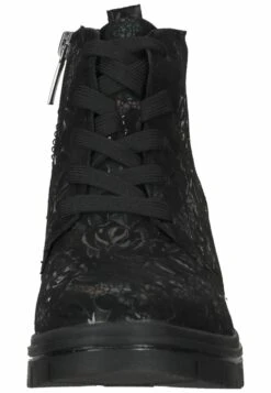 Tamaris Comfort - Korte Laarzen - Black Flower -Tamaris Winkel 49b4a56fb0f24b49aa1535e6d7fa054a