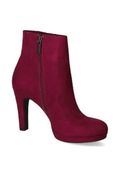 Tamaris Enkellaarsjes Met Hoge Hak - Rot -Tamaris Winkel 50039dd29bdb4cbb88deeb3807994f44