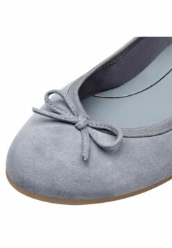 Tamaris Ballerina'S - Lt Blue Suede -Tamaris Winkel 52b0c639876e45b6a51a168e2f93f354