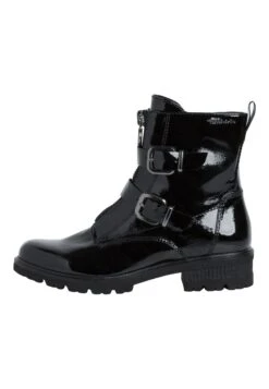 Tamaris Cowboy-/Bikerlaarsjes - Black Patent