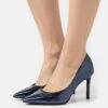 Tamaris Klassieke Pumps - Navy Metallic