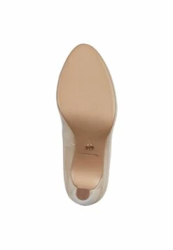 Tamaris Plateaupumps - Beige Patent -Tamaris Winkel 69101ffb704a40a094cd980a649eef55