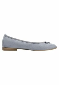 Tamaris Ballerina'S - Lt Blue Suede -Tamaris Winkel 74d3776ea8e74068a7403471357ad540