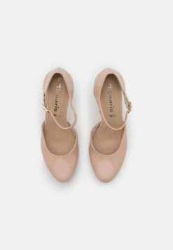 Tamaris Plateaupumps - Nude -Tamaris Winkel 77e95e07d3fa409592d6e14d0c003cb3