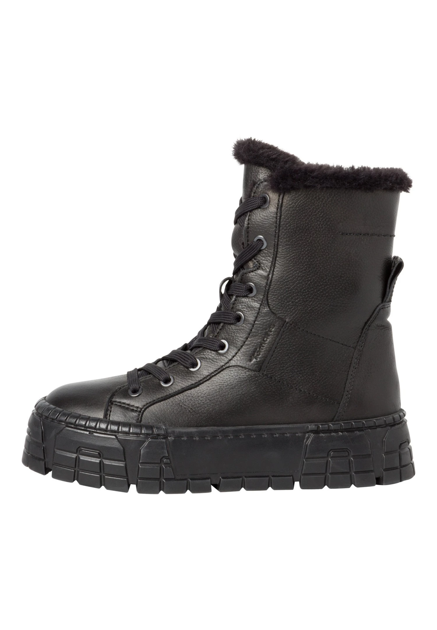 Tamaris Snowboots- Black Leather 2 Tamaris Snowboots- Black Leather - Afbeelding 2