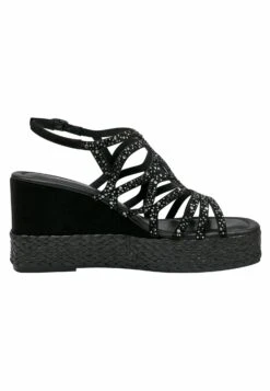 Tamaris Sandalen Met Sleehak - Black -Tamaris Winkel 7ae9dbdb602c49ec9fc27cf86116b689