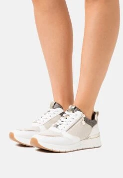 Tamaris Sneakers Laag - Ivory/Gold