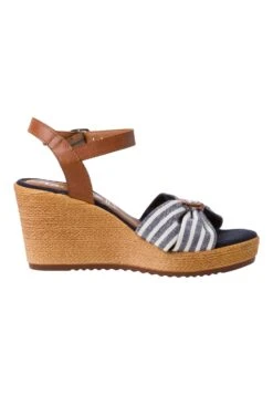 Tamaris Sandalen Met Sleehak - Cuoio Stripes -Tamaris Winkel 7f10bf656008426db53f267fcea3d820