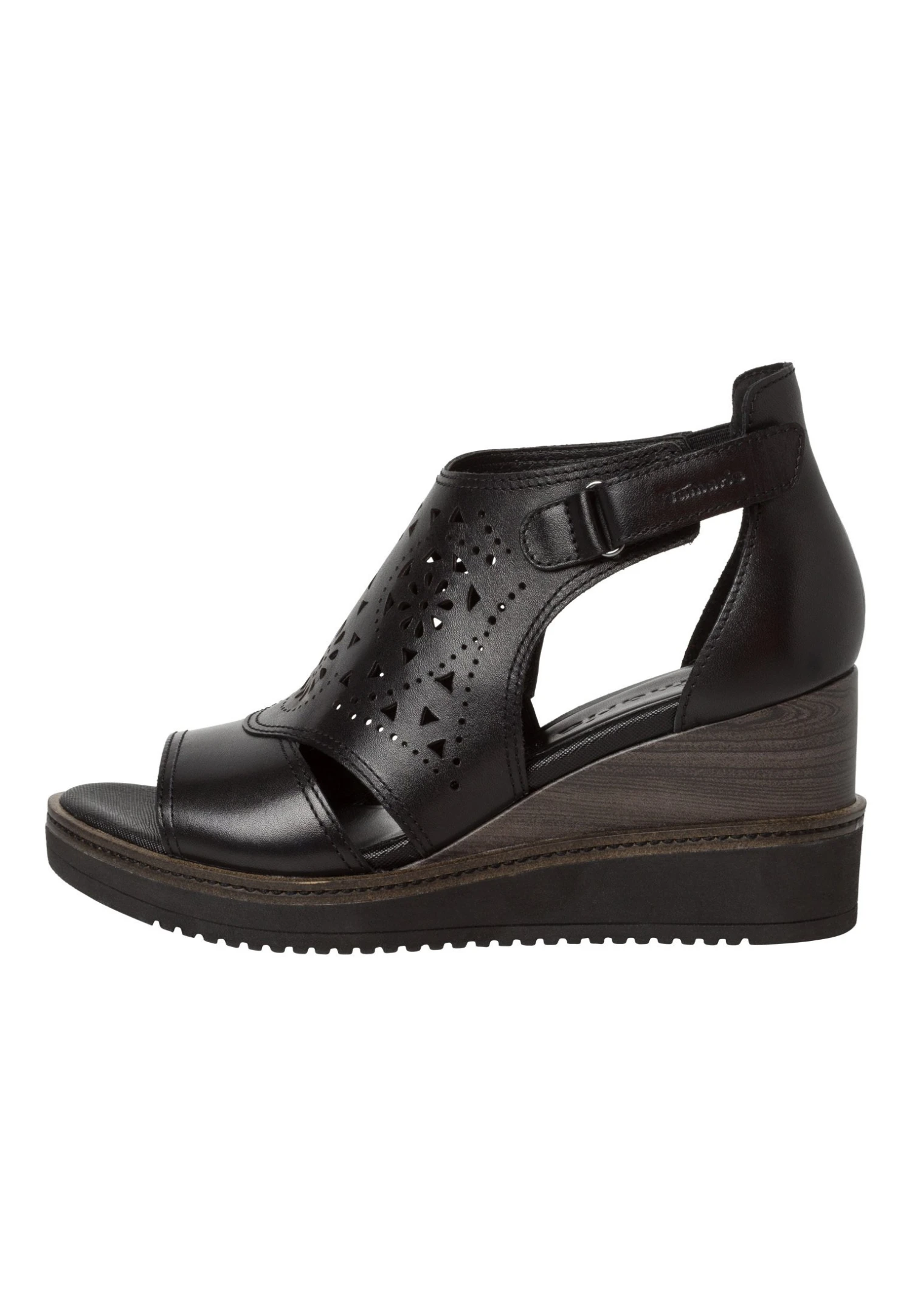 Tamaris Sandalen Met Sleehak - Black 1 Tamaris Sandalen Met Sleehak - Black