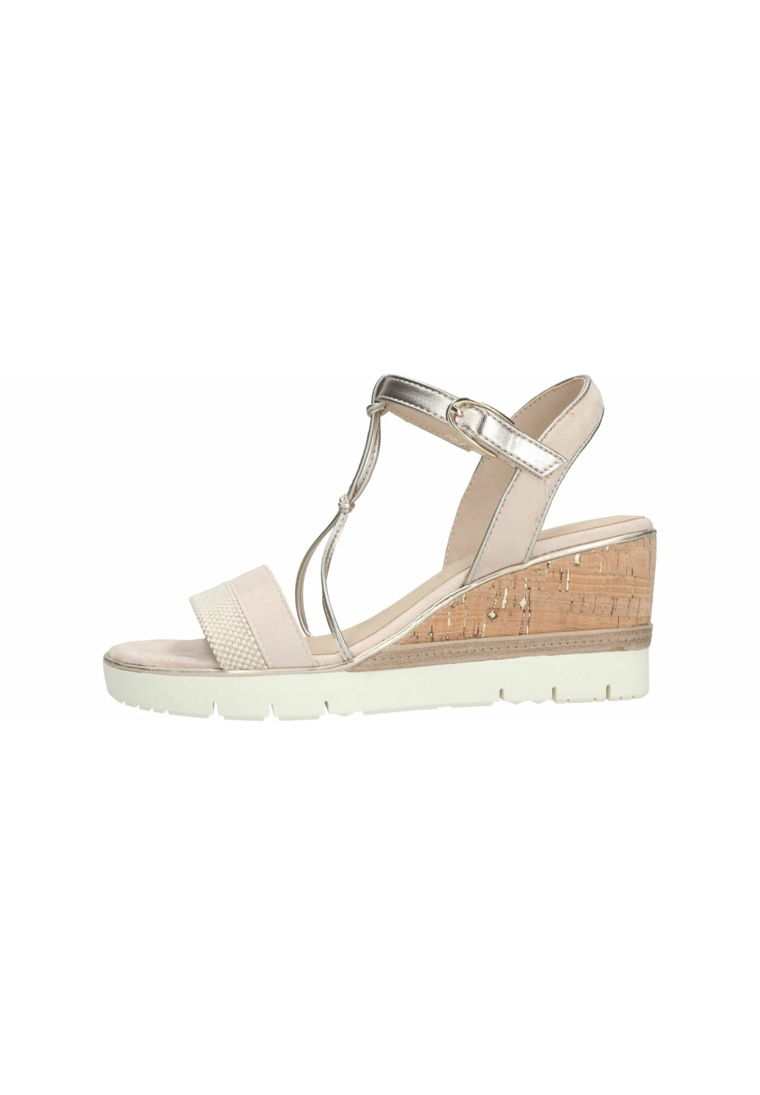 Tamaris Sandalen Met Plateauzool - Beige Comb 1 Tamaris Sandalen Met Plateauzool - Beige Comb