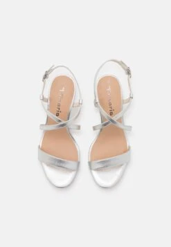 Tamaris Sandalen Met Hoge Hak - Silver -Tamaris Winkel 8609da7853ea4770bbe2eb33b79a5c5d