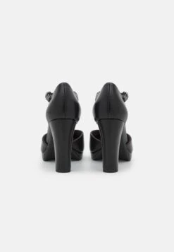 Tamaris Plateaupumps - Black Matt -Tamaris Winkel 8f310582a2f9436fa40bf9bd6b173f7d