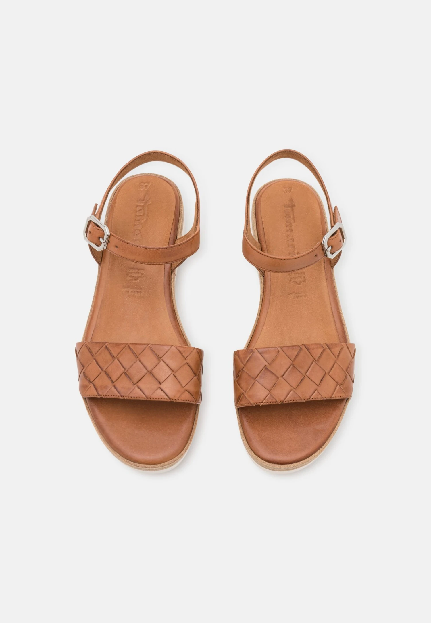 Tamaris Sandalen Met Sleehak - Nut 6 Tamaris Sandalen Met Sleehak - Nut - Afbeelding 6