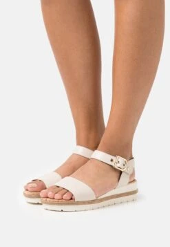 Tamaris Sandalen Met Plateauzool - Ivory