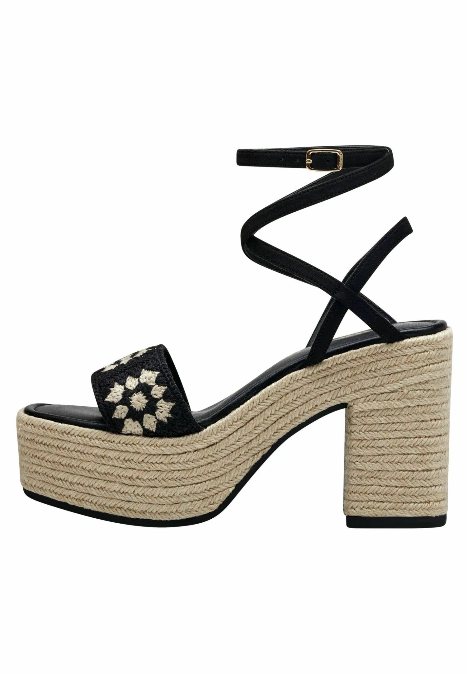 Tamaris Sandalen Met Plateauzool - Black Comb 1 Tamaris Sandalen Met Plateauzool - Black Comb