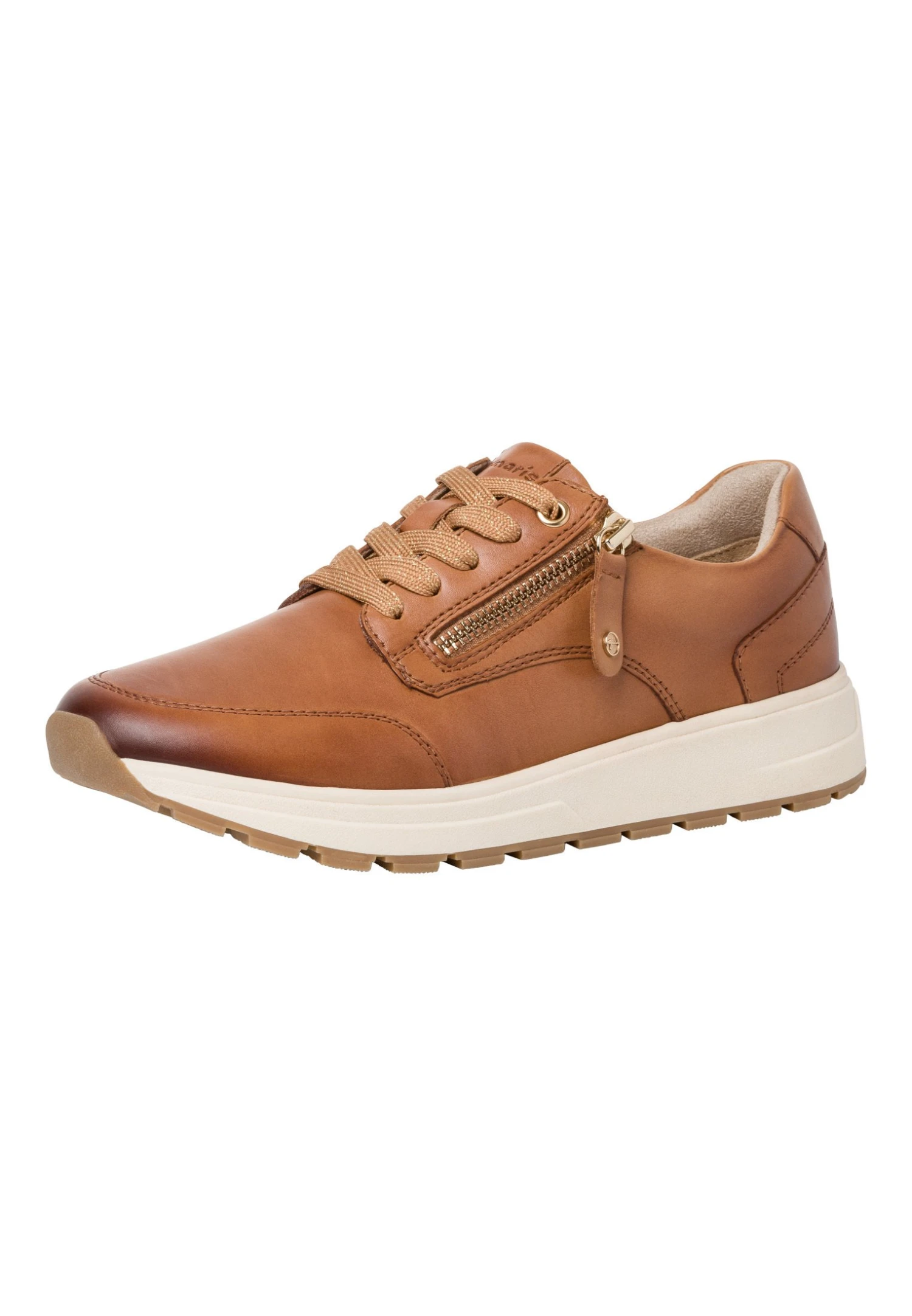 Tamaris Comfort- Sneakers Laag - Cognac 2 Tamaris Comfort- Sneakers Laag - Cognac - Afbeelding 2