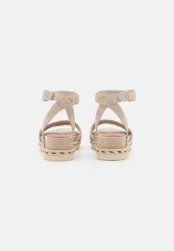 Tamaris Sandalen Met Plateauzool - Taupe -Tamaris Winkel b24bb5ed088a4f5689f0c9d6daa580d7