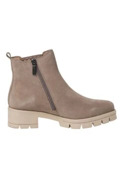 Tamaris Comfort - Enkellaarsjes Met Plateauzool - Taupe Suede -Tamaris Winkel b3faab8a452e482d83d48e3529bef223
