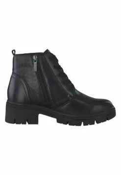 Tamaris Comfort - Enkellaarsjes Met Plateauzool - Black Nappa -Tamaris Winkel b4fe0ba2aa5b4f9ea17d94a81910f6a4