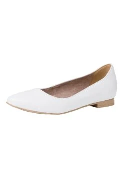 Tamaris Ballerina'S - White Leather -Tamaris Winkel bc964389a6014477a0bba383138d5148