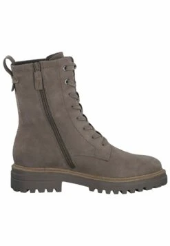 Tamaris Enkellaarsjes Met Plateauzool - Taupe Suede -Tamaris Winkel c5bc47477ff94daaa6b6d24cc79bc0e4