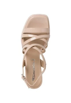 Tamaris Sandalen Met Hoge Hak - Nude Patent -Tamaris Winkel c6fdee2de5e94b4092fd1e8bc0abb56a