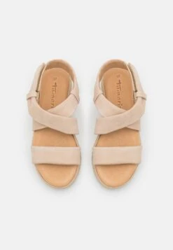 Tamaris Sandalen Met Plateauzool - Off-White -Tamaris Winkel d15c3e9be268426cbd1ddf58f60da94e