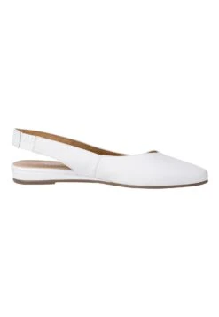 Tamaris Slingback Ballerina´S - White Leather -Tamaris Winkel d45d1152e43c410bb0ff56e684c6ab1d