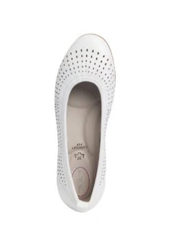 Tamaris Comfort- Ballerina'S - White Nappa -Tamaris Winkel dd75a42bd1df410e88418b65f14d7d3c